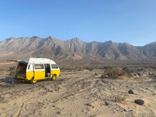 Campervan hire Fuerteventura - Tweety mountains