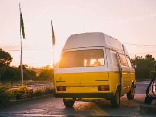 Campervan hire Porto - Tweety sunset